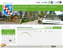 Tablet Screenshot of chocen.pl